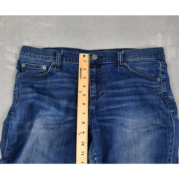 Gap 1969 Girlfriend Jeans Womens 30r (32x27 Meas) Blue Denim - Picture 10 of 10
